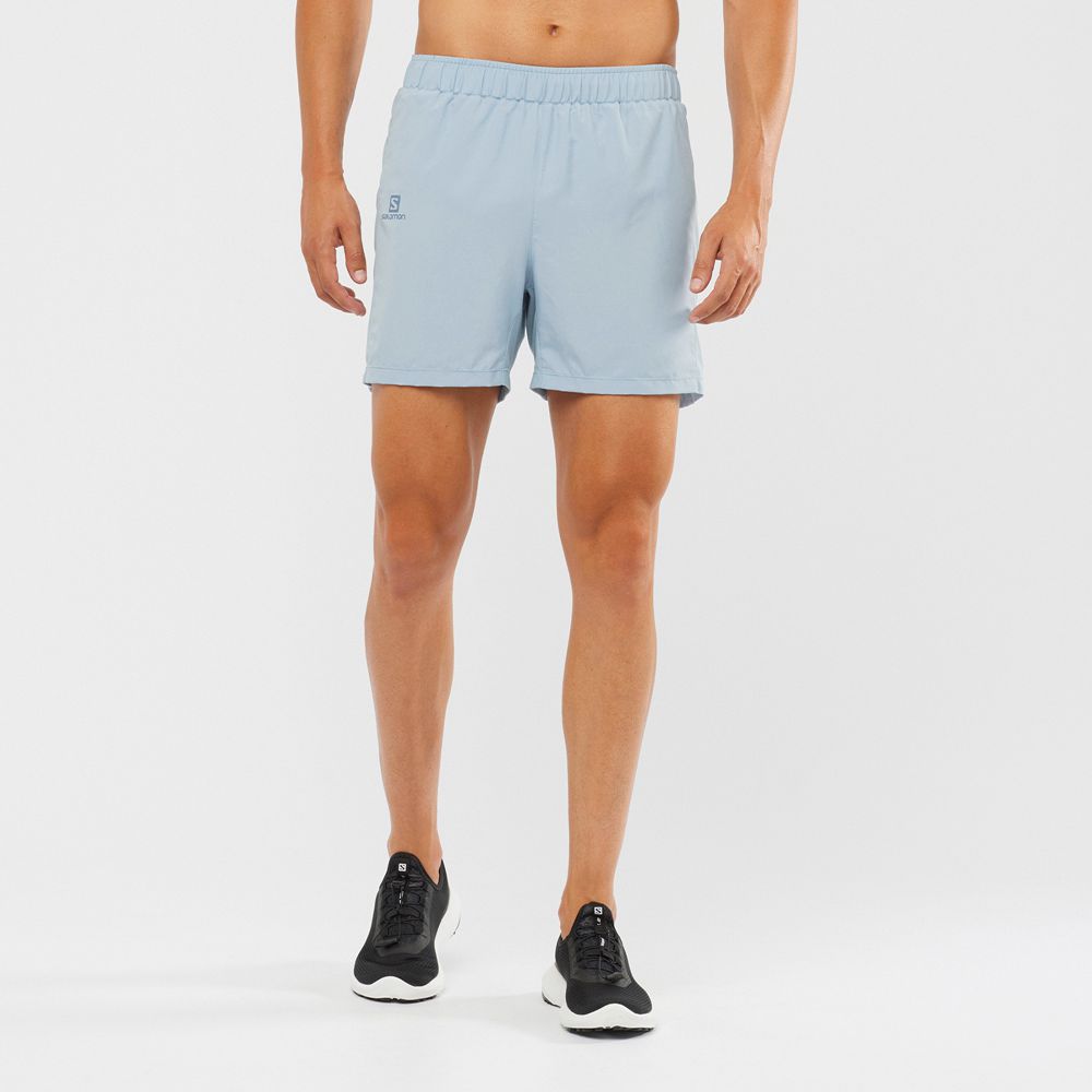 SALOMON AGILE 5 Philippines - Men's Shorts - Ashley Blue | 587910-ZYP